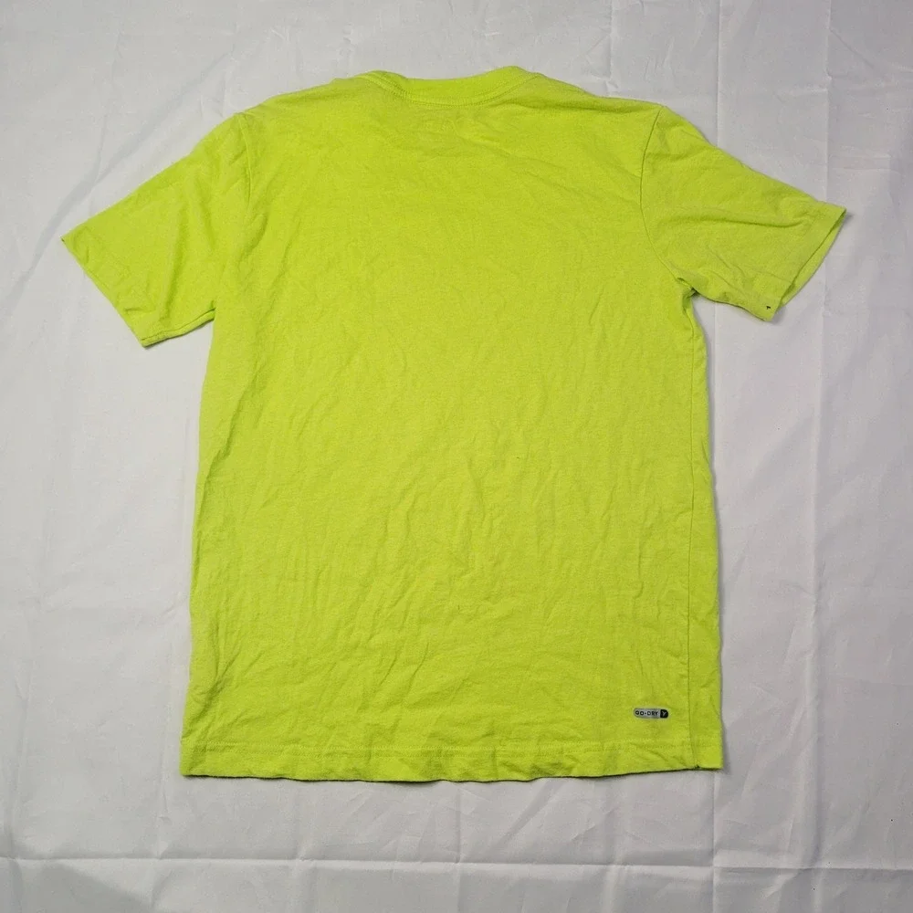 Old Navy Kids Active Go-Dry T-Shirt XL 14-16 Lime Green Beast Football Graphic